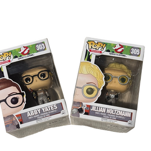 Funko Pop Ghostbusters Abby Yates and Jillian Holtzmann
